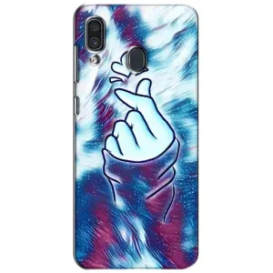 Чехол с принтом «Радужное сердце» для Samsung Galaxy A30 2019 (A305F)