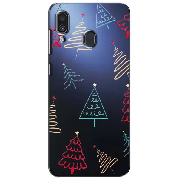 Чехол с принтом «Рождественские елки» для Samsung Galaxy A30 2019 (A305F)