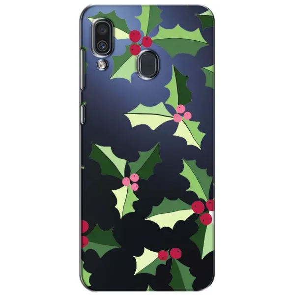 Чехол с принтом «Рождественский фон» для Samsung Galaxy A30 2019 (A305F)