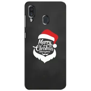 Рождественские Чехлы для Samsung Galaxy A30 2019 (A305F) (VPrint) (Санта Крисмас)