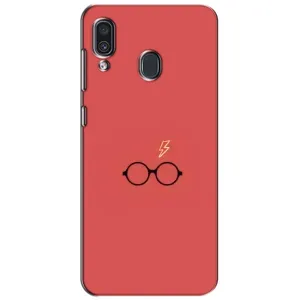 Чехлы с Гарри Поттером для Samsung Galaxy A30 2019 (A305F) (AlphaPrint) (шрам и очки)