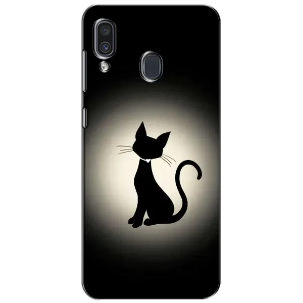 Чехол с принтом «Силуэт котика» для Samsung Galaxy A30 2019 (A305F)