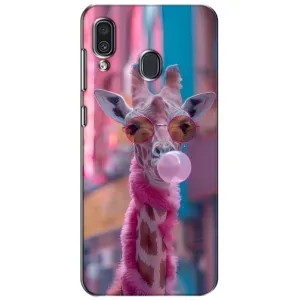Чохол з принтом «Стильна жирафа» для Samsung Galaxy A30 2019 (A305F)