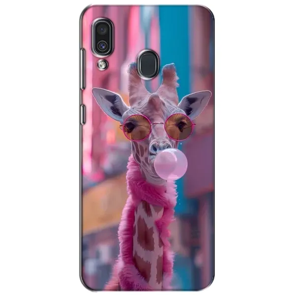 Чохол з принтом «Стильна жирафа» для Samsung Galaxy A30 2019 (A305F)