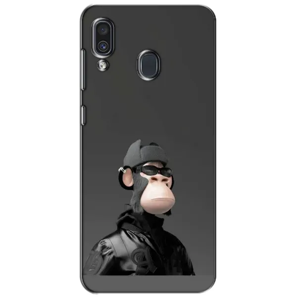 Чохол з принтом «стильна мавпа NFT» для Samsung Galaxy A30 2019 (A305F)
