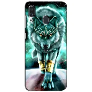 Защитные чехлы для Самсунг А30 (2019) (AlphaPrint) (ХИТ продаж) ВОЛК