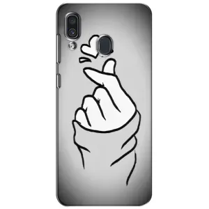 Чехол с принтом «Значок Love» для Samsung Galaxy A30 2019 (A305F)