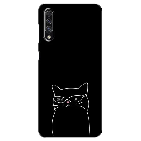 Чехол с принтом «Равнодушный кот» для Samsung Galaxy A30s (A307)