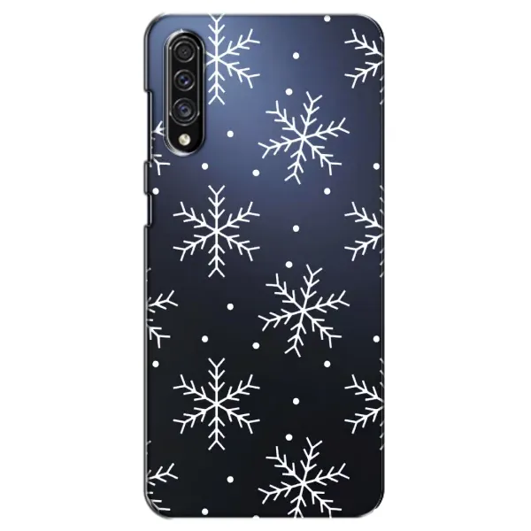 Чехол с принтом «Белые снежинки» для Samsung Galaxy A30s (A307)