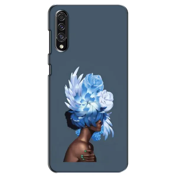 Чехол с принтом «Цветы на голове» для Samsung Galaxy A30s (A307)