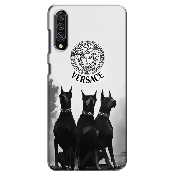 Чехол с принтом «Доберман Версаче» для Samsung Galaxy A30s (A307)