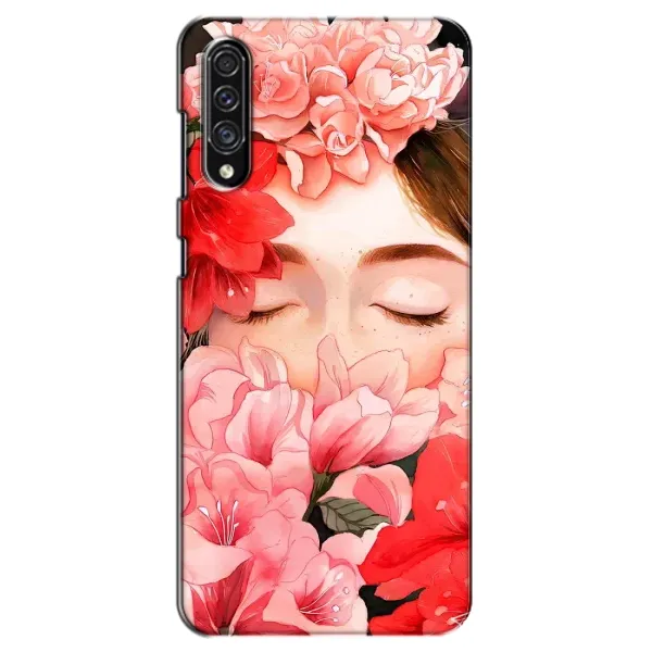 Чехол с принтом «Глаза в цветах» для Samsung Galaxy A30s (A307)