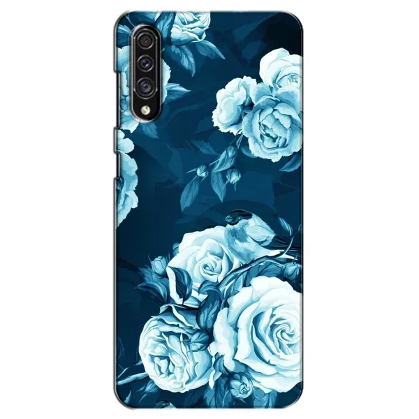 Чехол с принтом «Голубые Бутоны» для Samsung Galaxy A30s (A307)
