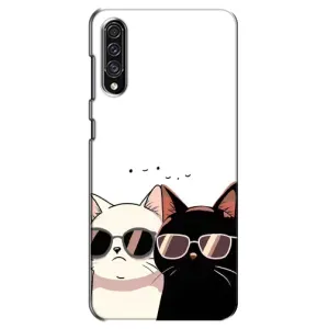 Чохол з малюнком кіт на Samsung Galaxy A30s (A307) (Коти в окулярах)