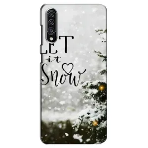Новогодние, Праздничные Чехлы для Samsung Galaxy A30s (A307) - 2024 год (Let it snow)