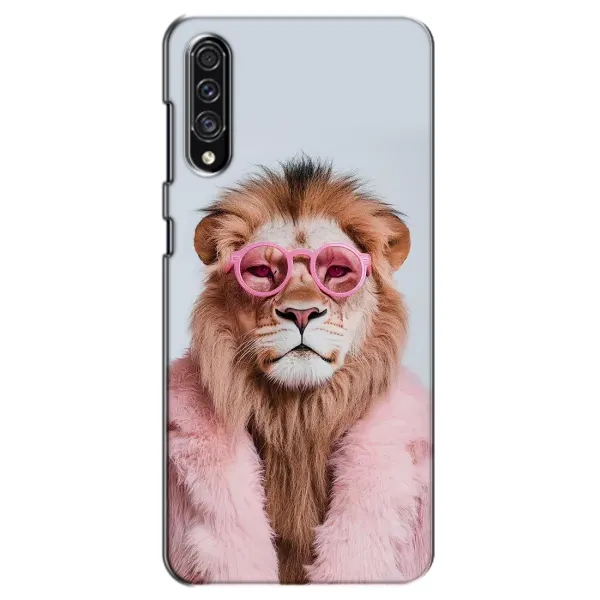 Чехол с принтом «Лев в очках» для Samsung Galaxy A30s (A307)