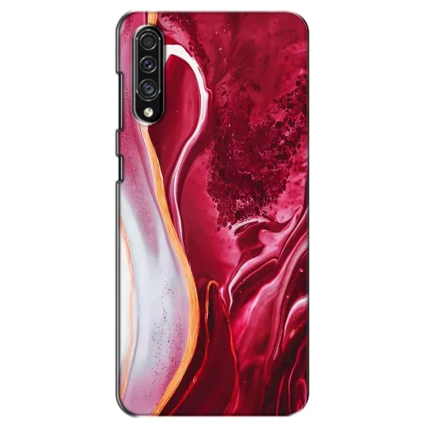 Чехол с принтом «Мрамор красный» для Samsung Galaxy A30s (A307)