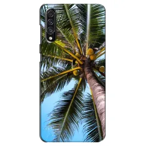 Силиконовый чехол с КАРТИНКАМИ лето для Samsung Galaxy A30s (A307) (AlphaPrint) (Пальма)
