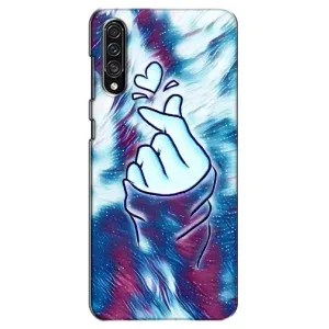 Чохол з принтом «Радужне серце» для Samsung Galaxy A30s (A307)