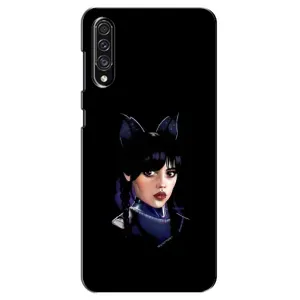 Чехлы Венсдей на Samsung Galaxy A30s (A307) Уэнсдей (AlphaPrint) (серьезная Уэнздей)