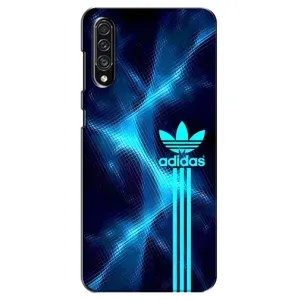 Чехлы Адидас для Samsung Galaxy A30s (A307) (AlphaPrint) (Синий Адидас)