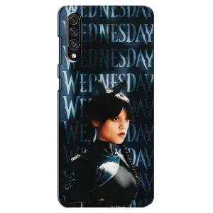 Чехлы Венсдей на Samsung Galaxy A30s (A307) Уэнсдей (AlphaPrint) (Уэнздей кошка)