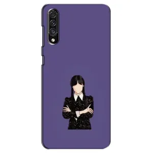 Чехлы Венсдей на Samsung Galaxy A30s (A307) Уэнсдей (AlphaPrint) (Уэнздей в черном)
