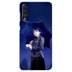 Чехлы Венсдей на Samsung Galaxy A30s (A307) Уэнсдей (AlphaPrint) (Уэнздей с зонтом)