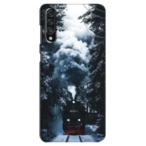 Новогодние, Праздничные Чехлы для Samsung Galaxy A30s (A307) - 2024 год (Зимний поезд)