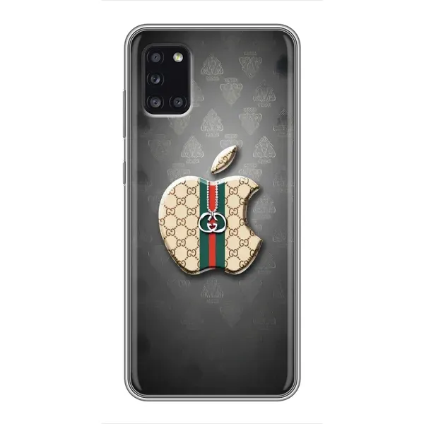 Чохол з принтом «Apple gucci» для Samsung Galaxy A31 (A315)