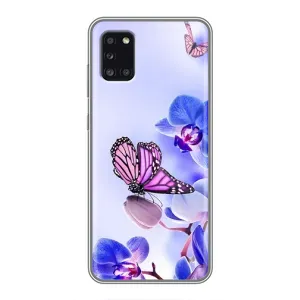 Чохли з квітами для Samsung Galaxy A31 (A315) (VPrint) (Метелик на квітах)