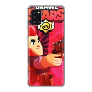 Чехол для Samsung Galaxy A31 (A315) Бравл Старс (VPrint) (Дуелянт Кольт)