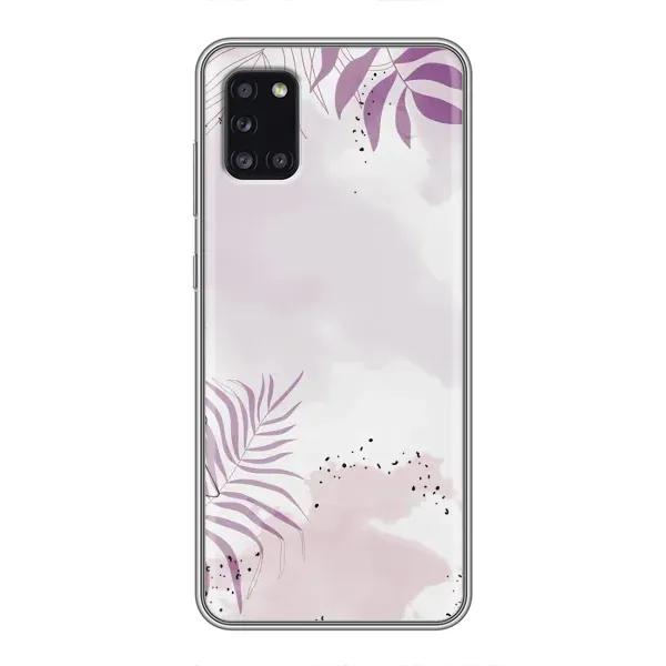 Чехол с принтом «Фиолетовые листья» для Samsung Galaxy A31 (A315)