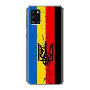 Украинские Чехлы для Samsung Galaxy A31 (A315) с картинкой УПА (AlphaPrint) (Прапор УПА)