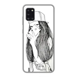 Чехол с печатью для Samsung Galaxy A31 (A315) - (Мода) (AlphaPrint) (Фото девочки)