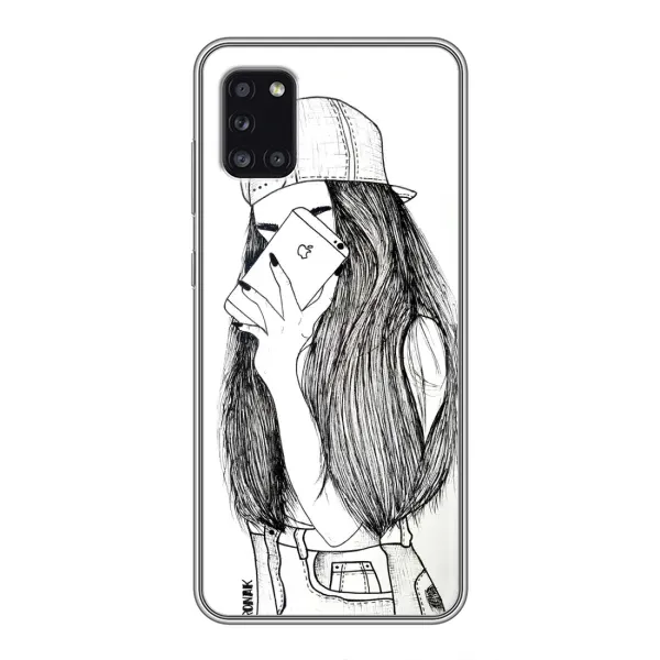 Чохол з принтом «Фото дівчини» для Samsung Galaxy A31 (A315)