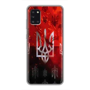 Украинские Чехлы для Samsung Galaxy A31 (A315) с картинкой УПА (AlphaPrint) (ГЕРБ УПА)