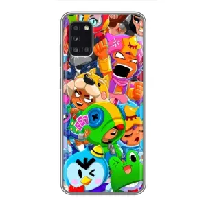 Чехлы Brawl Stars для Samsung Galaxy A31 (A315) (AlphaPrint) (Герої Бравл Старс)