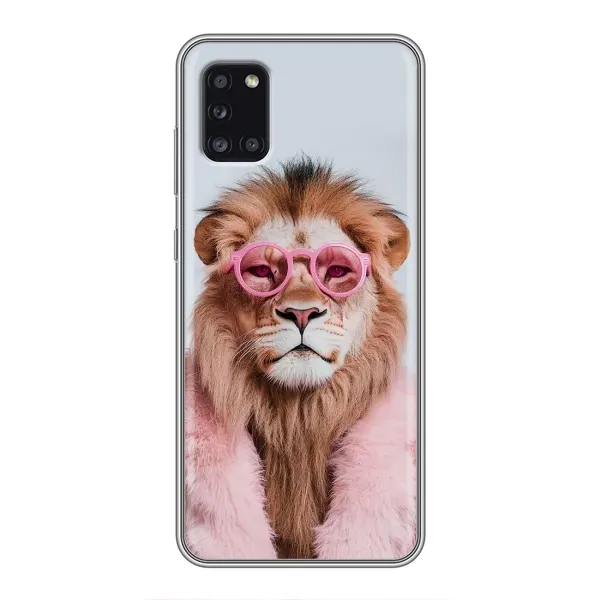 Чохол з принтом «Лев в окулярах» для Samsung Galaxy A31 (A315) Чохол з принтом «Лев в окулярах» для Samsung Galaxy A31 (A315)
