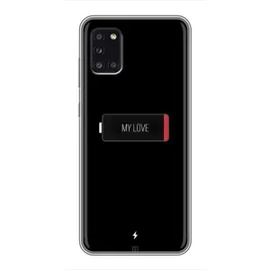 Чехлы для любимой на Samsung Galaxy A31 (A315) (VPrint) (Love battery)