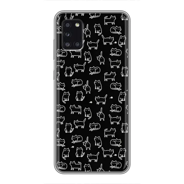 Чехол с принтом «Меленькие котики» для Samsung Galaxy A31 (A315)