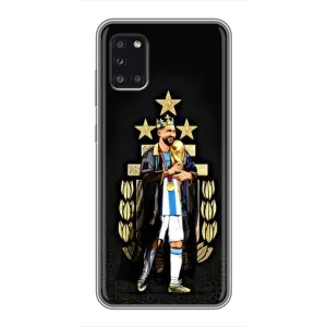 Чохли для Samsung Galaxy A31 (A315) (Leo чемпіон) (AlphaPrint) (Мессі Король)