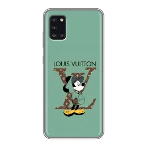 Чехлы Луи Витон для Samsung Galaxy A31 (A315) (AlphaPrint - LOUIS VUITTON) (Микки Маус LV)