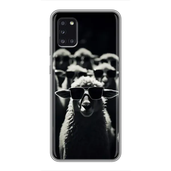 Чохол з принтом «Овечка в окулярах» для Samsung Galaxy A31 (A315) Чохол з принтом «Овечка в окулярах» для Samsung Galaxy A31 (A315)