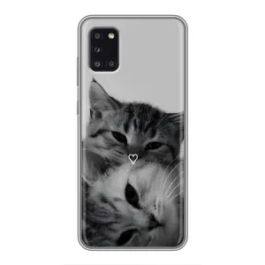 Чехол с рисунком кот на Samsung Galaxy A31 (A315) (Пара котов)