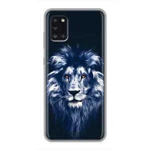 Чохол з картинкою ЛЕВ для Samsung Galaxy A31 (A315) (VPrint) (Синій Лев)