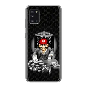 Чехлы с крутыми принтами для Samsung Galaxy A31 (A315) - (PREMIUMPrint) (Супер Марио)