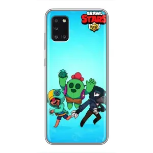 Чехлы Brawl Stars для Samsung Galaxy A31 (A315) (AlphaPrint) (Тріо героїв)