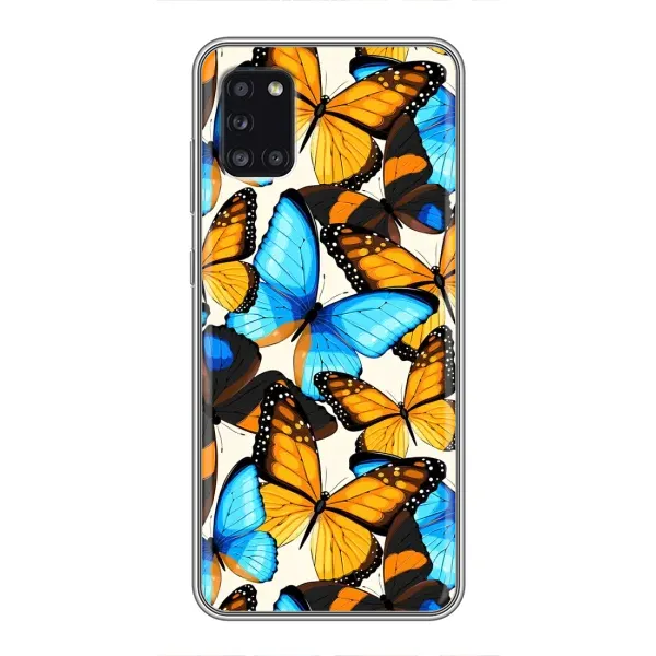 Чохол з принтом «Яскраві метелики» для Samsung Galaxy A31 (A315)