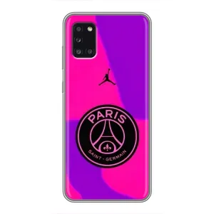 Чохли PSG для Samsung Galaxy A31 (A315) (AlphaPrint) (яскравий ПСЖ)